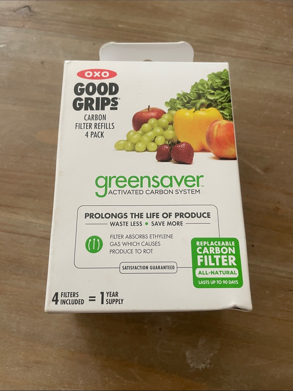 Oxo Good Grips Greensaver Carbon Filter Refills - White/Green/Yellow 3 left